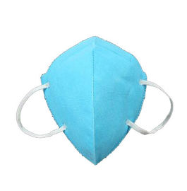 Foldable N95 Medical Mask 13.5cm * 9.3cm Blue Color Good Filtering Effect